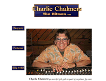 Tablet Screenshot of charliechalmers.com